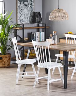 Tuoli kumipuu valkoinen 2 kpl BURGES Tuoli kumipuu valkoinen 2 kpl BURGES