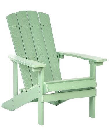 Krzesło ogrodowe jasnozielone ADIRONDACK