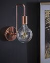 Metal Wall Lamp Copper SAVENA_785108