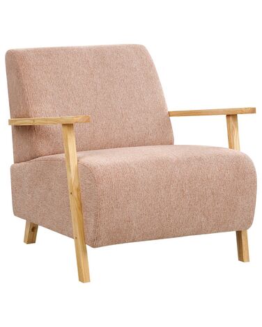 Fabric Armchair Pink LESJA