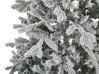 Künstlicher Weihnachtsbaum mit LED Beleuchtung schneebedeckt 210 cm weiß TATLOW_813193
