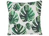 Set of 2 Outdoor Cushions Monstera Leaf Motif 45 x 45 cm Green POULIANA_818637