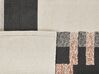 Alfombra de algodón negro/beige 140 x 200 cm KAKINADA_817065