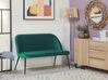 2 Seater Velvet Kitchen Sofa Green OSBY_795292