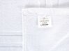 Set of 9 Cotton Terry Towels White ATIU_843385