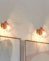 Set of 2 Metal Spotlight Lamps Copper CHENAB_771885