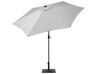 Parasol de jardin gris clair ⌀ 270 cm VARESE_740289