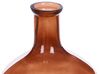 Vase en verre 51 cm brun doré DALCHINI_823734