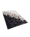 Cowhide Area Rug 140 x 200 cm Black and White KEMAH_742870