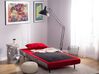 Fabric Single Sofa Bed Red FARRIS_700073