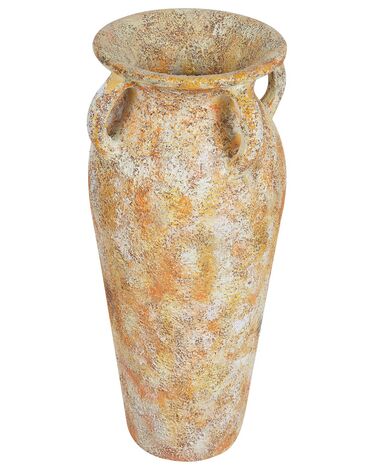 Terracotta dekorativ vase 50 cm multifarvet FERAJ