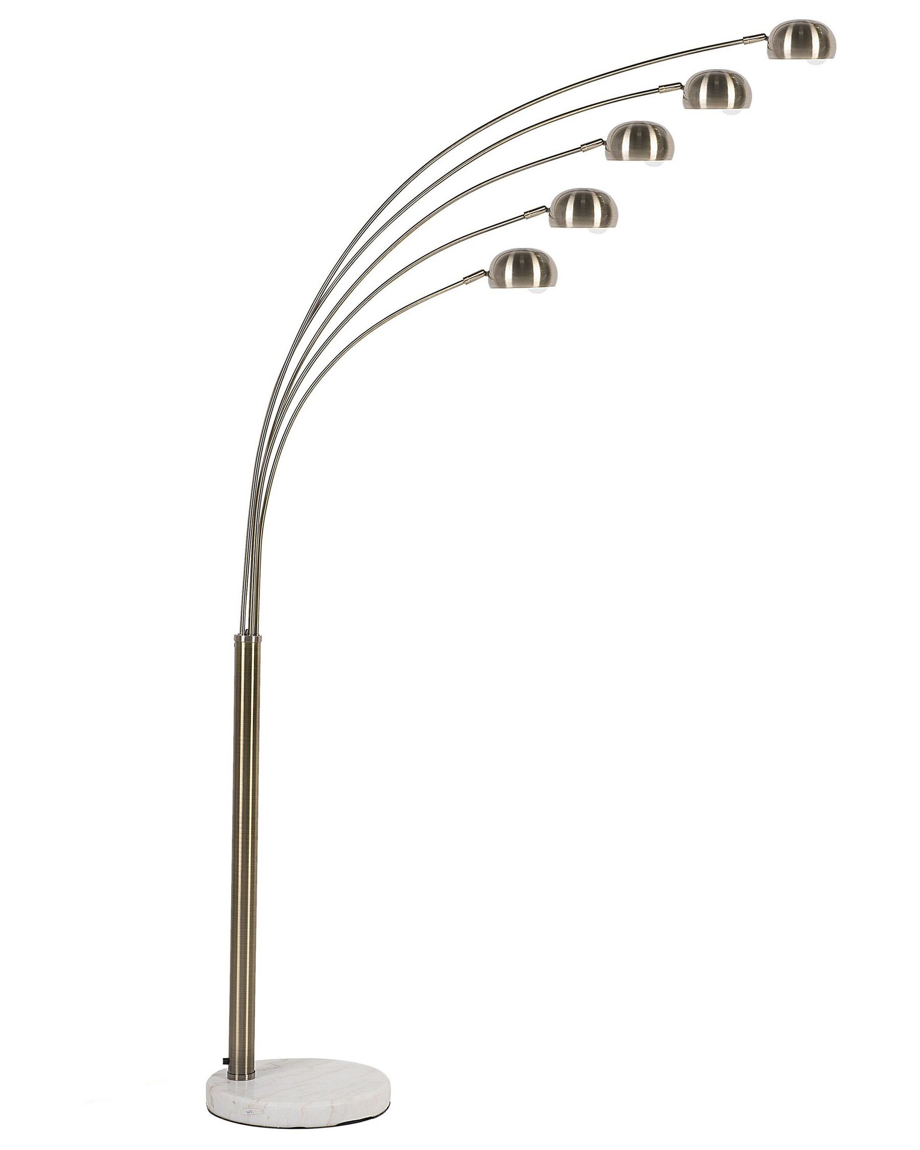 Elegante Stehlampe aus goldenem Metall im Vintage-Stil 210 cm Flinders