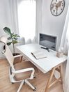 2 Drawer Home Office Desk 120 x 70 cm White SHESLAY_822719