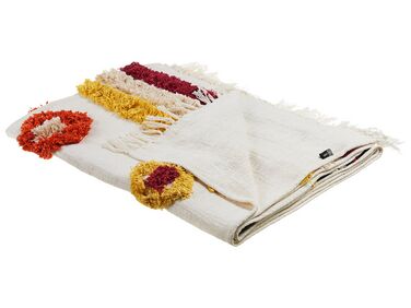 Cotton Blanket 130 x 180 cm Multicolour AMROHA