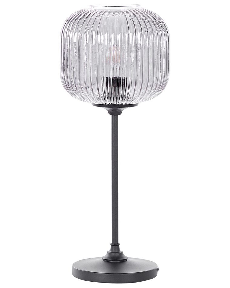 Lámpara de mesa de metal negro/gris 50 cm TOSNA_825888