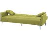 Sofá-cama em tecido verde azeitona LUCAN_823516