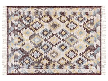 Jutový koberec 160 x 230 cm viacfarebný FENER