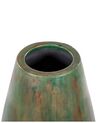Vase décoratif en terre cuite 48 cm vert et marron AMFISA_850299