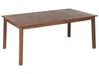 Stół ogrodowy rozkładany akacjowy 180/240 x 100 cm ciemne drewno CESANA_868538
