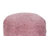 Pufe em algodão rosa 50 x 35 cm KANDHKOT_908407