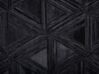 Teppich Kuhfell schwarz 160 x 230 cm geometrisches Muster KASAR_720954