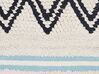 Bavlnená nástenná dekorácia so strapcami v béžovej a čiernej farbe FAZILPUR_843654