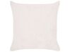 Set of 2 Corduroy Cushions 43 x 43 cm Off-White MILLET_854676