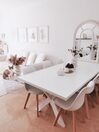 Eettafel hout wit 180 x 100 cm LISALA_837150