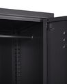 Metal Storage Cabinet Black FROME_811957