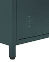 2 Door Metal Storage Cabinet Grey VARNA_782611