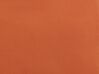 Table de chevet orange en velours avec 1 tiroir FLAYAT_833975
