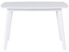 Tavolo da pranzo estensibile bianco 120/160 x 80 cm SANFORD_675499