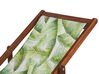 Conjunto de 2 tecidos com folhas verdes para espreguiçadeiras ANZIO/AVELLINO_819930