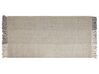 Teppich Wolle grau 80 x 150 cm Kurzflor TEKELER_850098