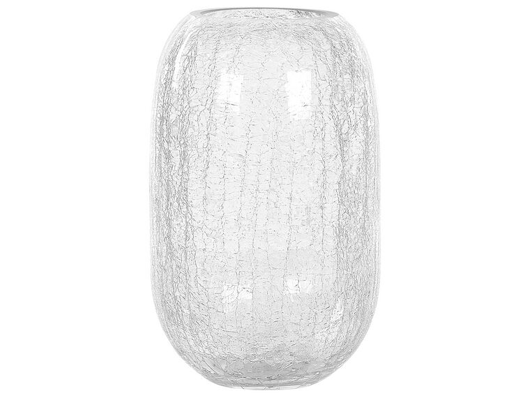 Glass Flower Vase 28 cm Transparent KYRAKALI_838032
