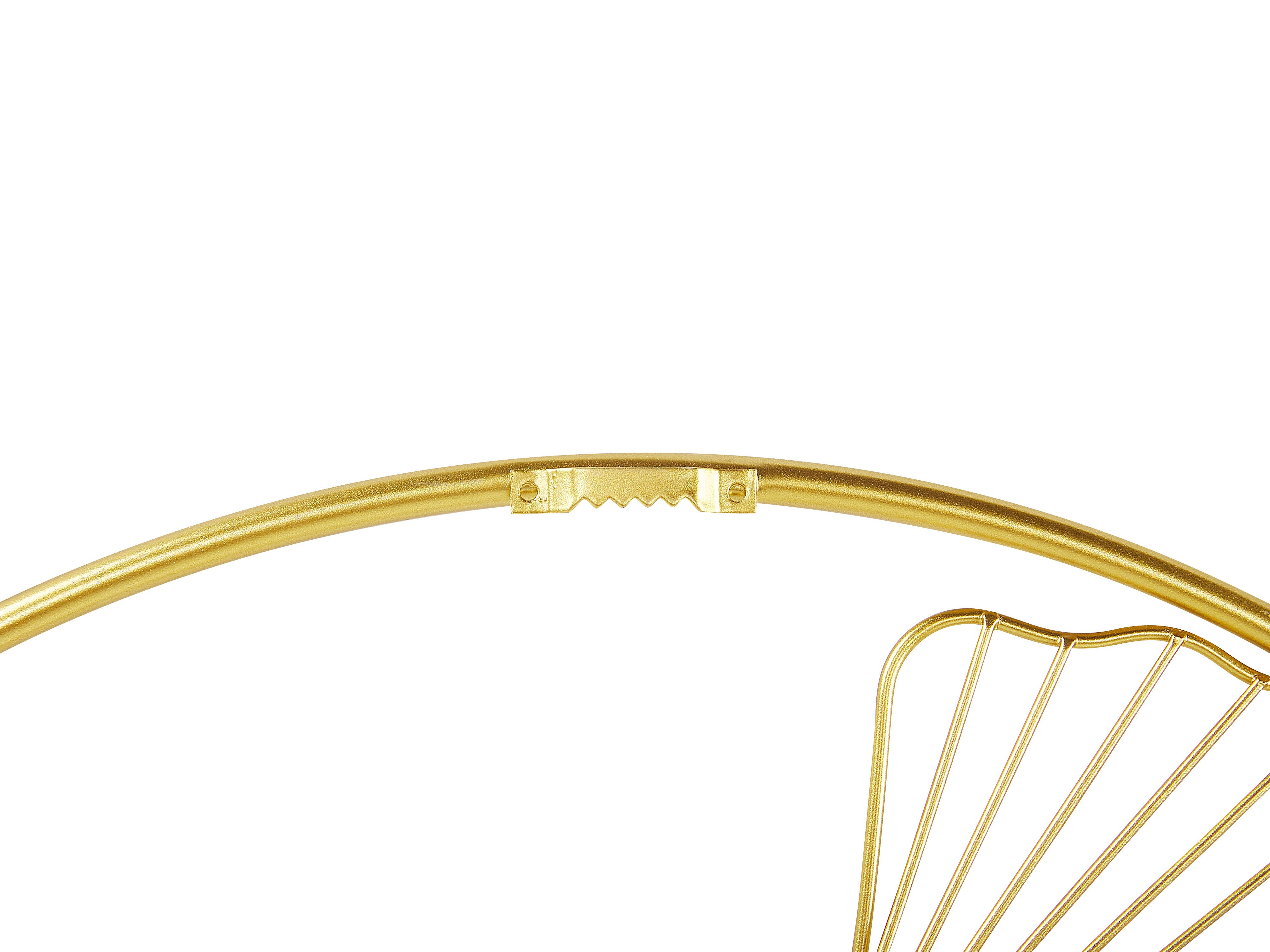 Dekoracja ścienna złota BISMUTH