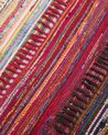 Krátkovlasý tmavý barevný bavlněný koberec 140x200 cm DANCA_530383