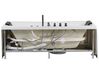 Whirlpool Badewanne weiß mit LED rechteckig 173 x 82 cm MOOR_773053