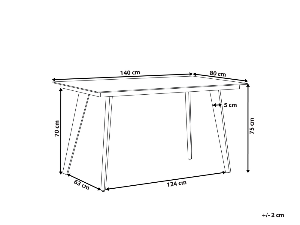 Table pliante alu 140x80x70 cm Gris - Abri Services