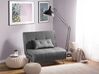 Fabric Single Sofa Bed Grey FARRIS_700031