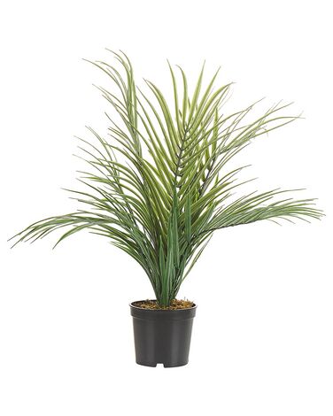 Planta artificial em vaso verde e preto 45 cm ARECA PALM