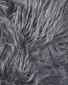 Pelle sintetica di pecora colore grigio MUNGO_710849