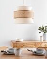 Pendant Lamp Beige and Natural LUYANO_893369