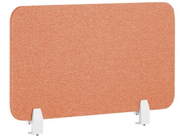 Pannello divisorio per scrivania rosso chiaro 80 x 40 cm WALLY