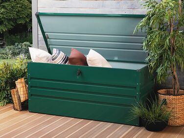 Garden Storage Box 132 x 62 cm Green CEBROSA