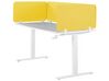 Työpöydän väliseinä keltainen 130 x 40 cm WALLY_853149