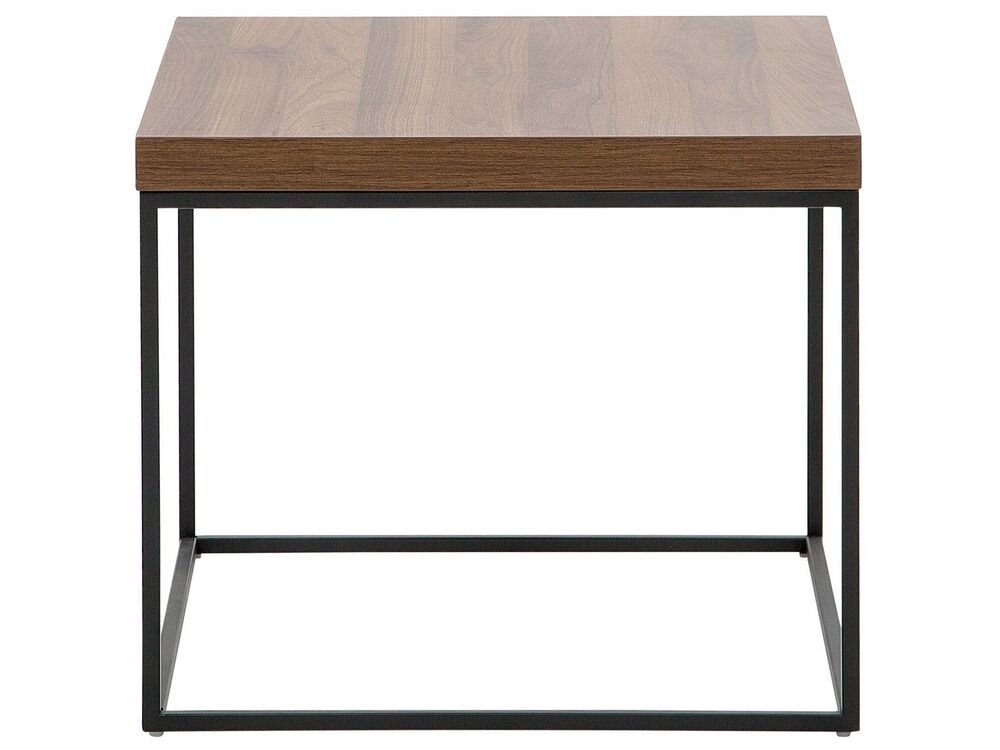 Side Table Dark Wood With Black Delano Ex Factury At Fair Right To Return Within 100 Days Side Table Dark Wood With Black Delano, Dark Wood Coffee And Side Tables