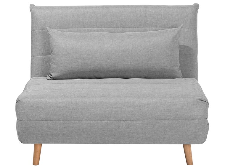 Fabric Single Sofa Bed Grey SETTEN_699482