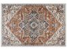 Teppich mehrfarbig 200 x 300 cm orientalisches Muster Kurzflor METSAMOR_854982