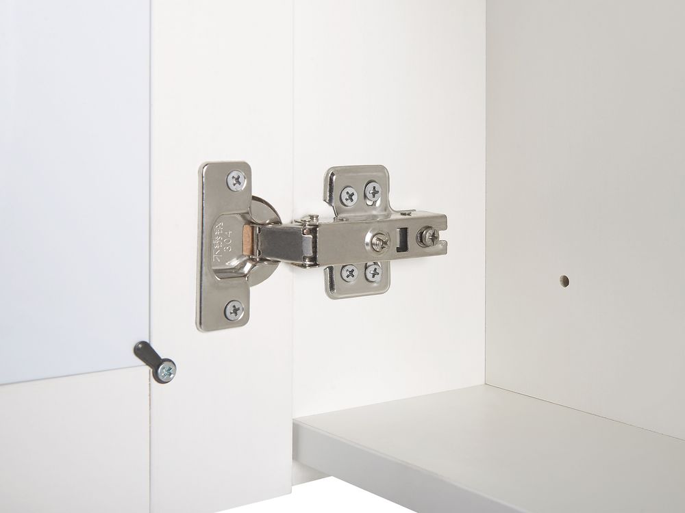 Bathroom mirror shop cabinet hinges